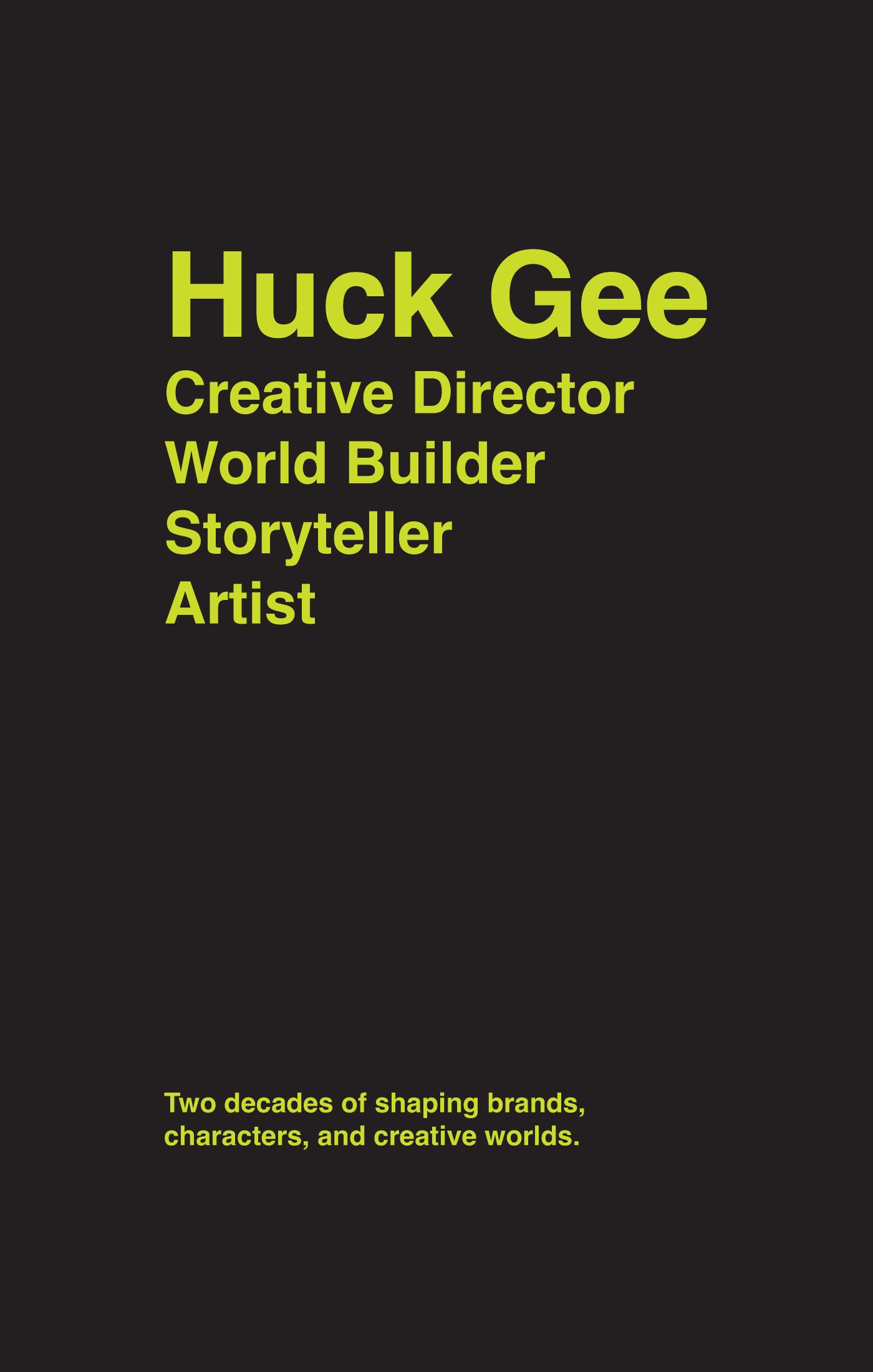 Huck Gee